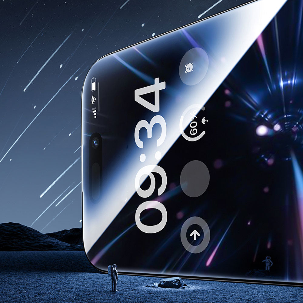 Apple iPhone 14 Pro Benks V Pro Safir Coating Ekran Koruyucu + Kolay Uygulama Aparatlı Siyah