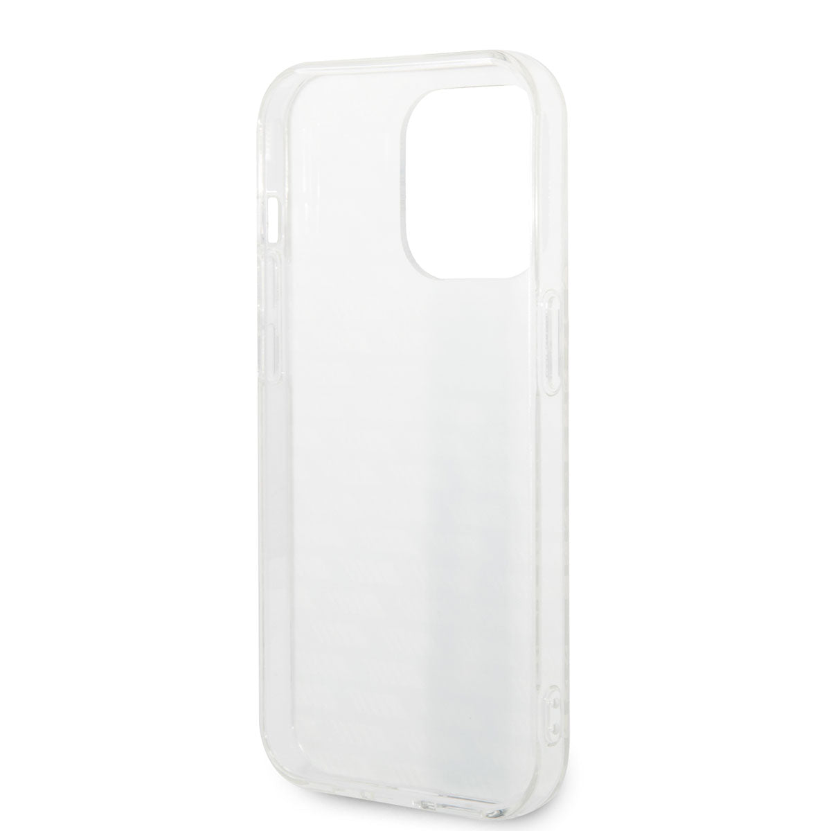 Apple iPhone 14 Pro Kılıf AMG Transparan Çift Katmanlı Karbon Dizayn II Kapak Siyah