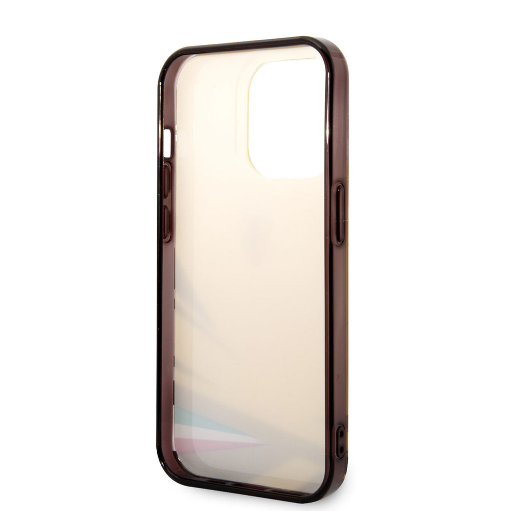 Apple iPhone 14 Pro Kılıf Ferrari Sarı İtalyan Bayrak Baskılı Dizayn Kapak Sarı