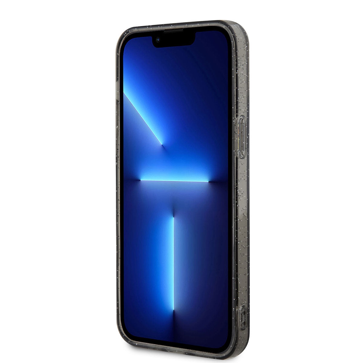 Apple iPhone 14 Pro Kılıf GUESS M-safe Şarj Özellikli Glitter Kapak Siyah