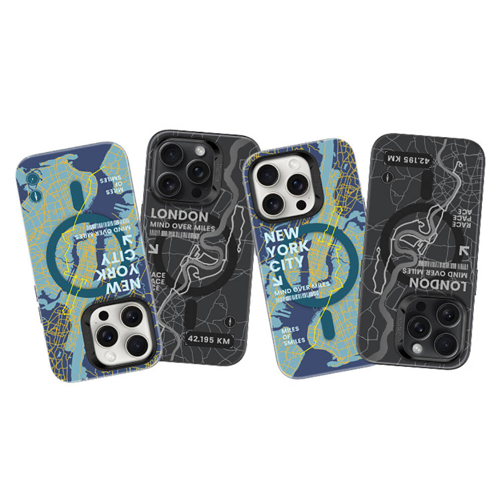 Apple iPhone 14 Pro Kılıf M-safe Şarj Özellikli Benks City Serisi Kapak Mavi