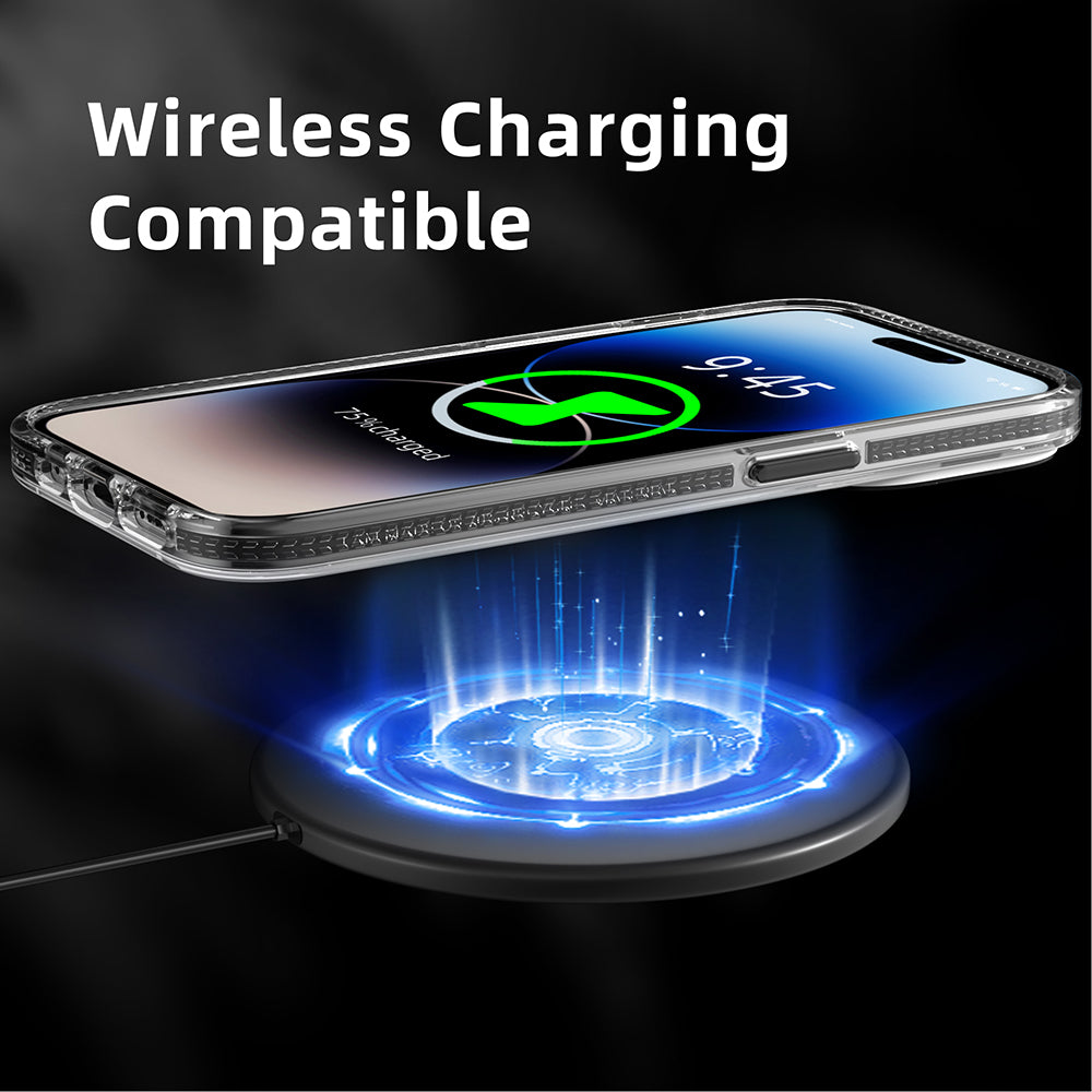 Apple iPhone 14 Pro Kılıf M-safe Şarj Özellikli Lens Figürlü YoungKit Art Film Serisi Kapak Beyaz