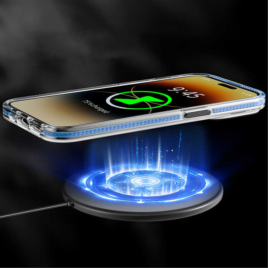 Apple iPhone 14 Pro Kılıf M-safe Şarj Özellikli YoungKit Kamuflaj Serisi Kapak Siyah