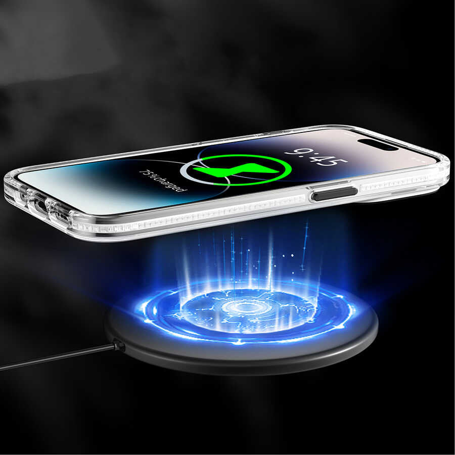 Apple iPhone 14 Pro Kılıf M-safe Şarj Özellikli Youngkit Pure Serisi Kapak Pembe