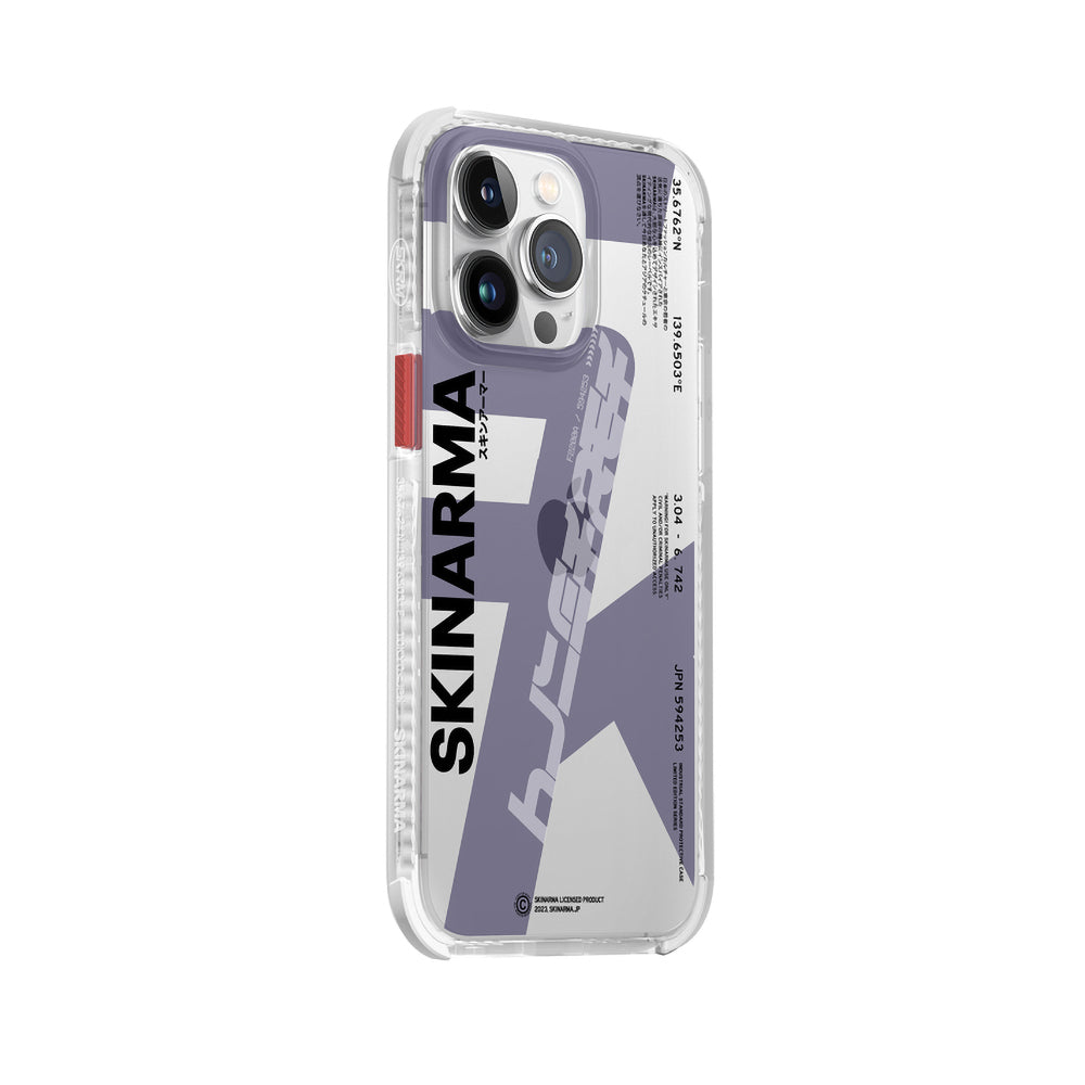 Apple iPhone 14 Pro Kılıf SkinArma Şeffaf Airbag Tasarımlı Raku Kapak Mor