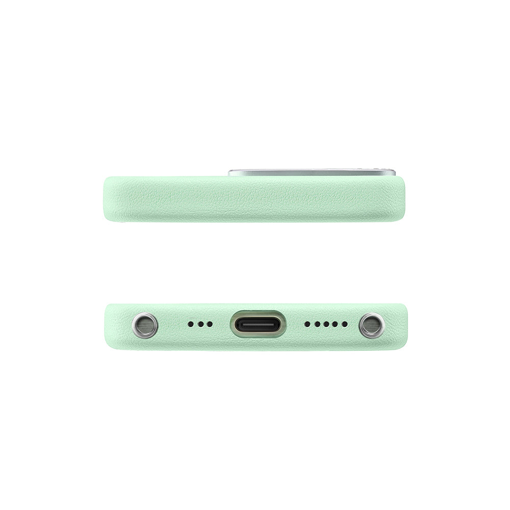 Apple iPhone 14 Pro Kılıf Suni Deri Tasarımlı Pynana Starry Serisi Kapak Pembe