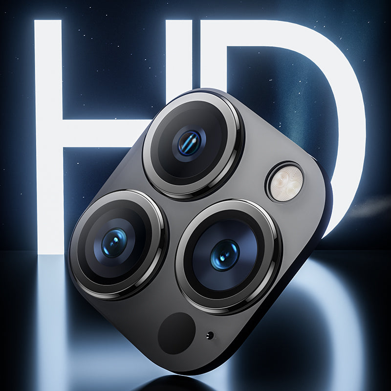 Apple iPhone 14 Pro Max Benks DR Safir Kamera Lens Koruyucu Gümüş