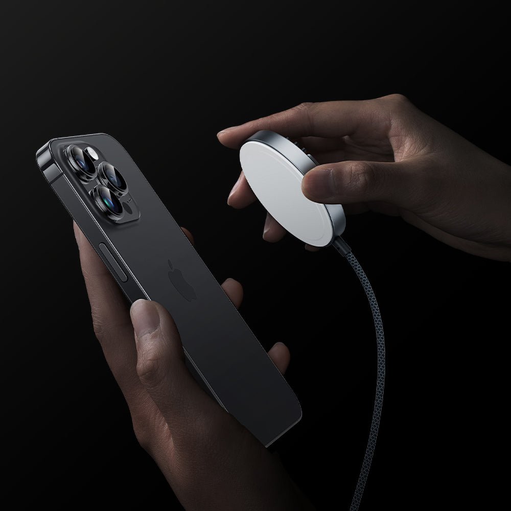 Apple iPhone 14 Pro Max Benks Grand Combo MFM01 3in1 Aksesuar Seti Kılıf-Ekran Koruyucu-Wireless Şarj Aleti Siyah