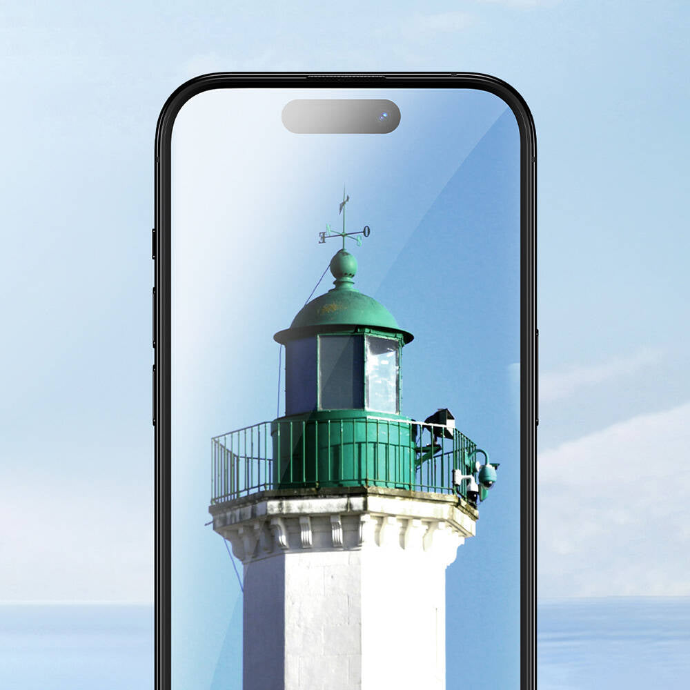 Apple iPhone 14 Pro Max Benks Ultra Shield 0.4mm Ekran Koruyucu + Kolay Uygulama Aparatlı Siyah