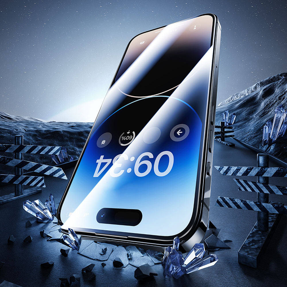 Apple iPhone 14 Pro Max Benks V Pro Safir Coating Ekran Koruyucu + Kolay Uygulama Aparatlı Siyah