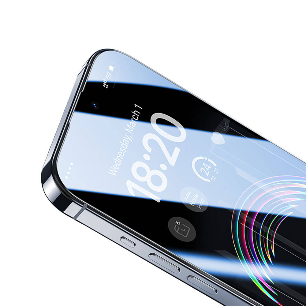 Apple iPhone 14 Pro Max Benks V Pro Ultra Shield 0.3mm Ekran Koruyucu + Kolay Uygulama Aparatlı Siyah