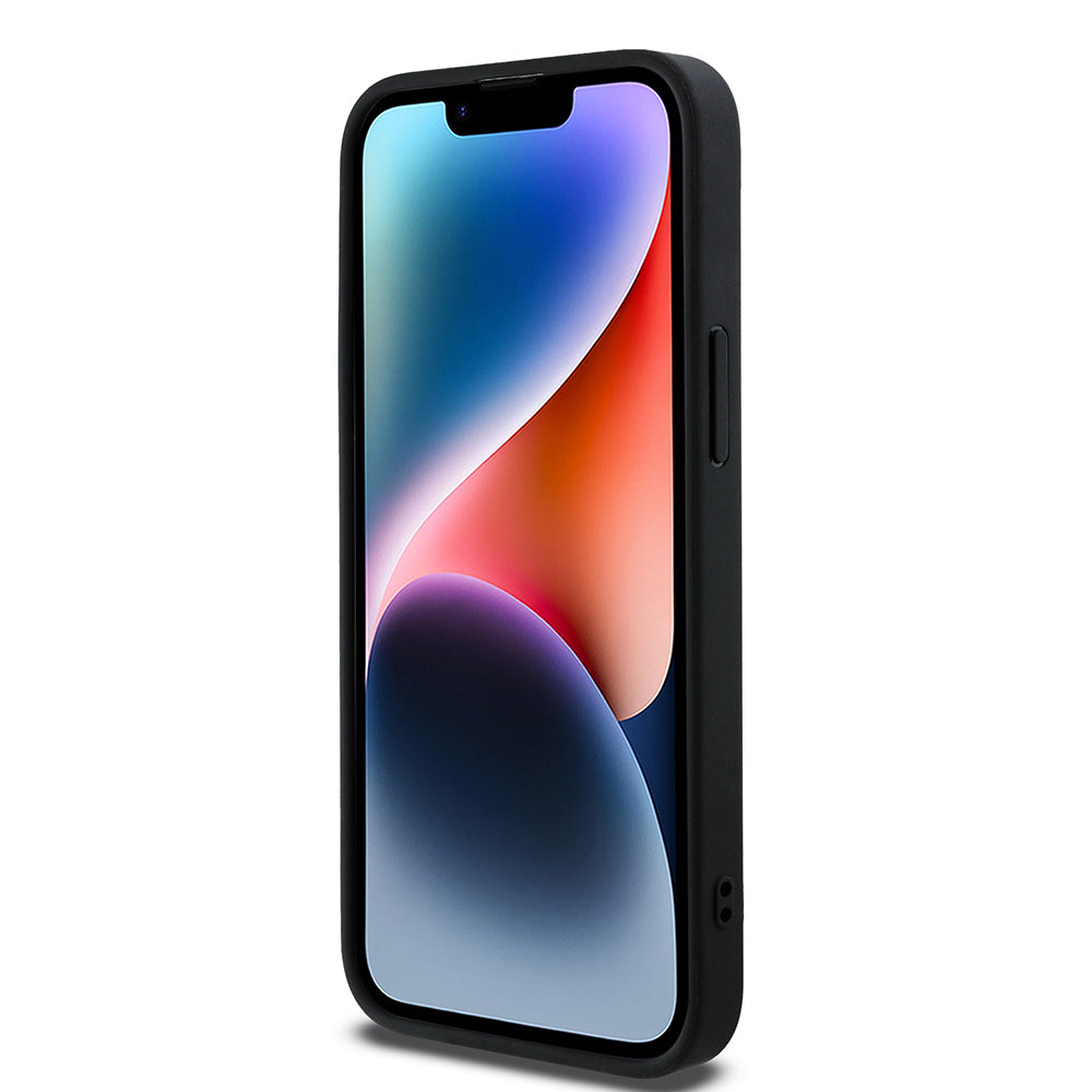 Apple iPhone 14 Pro Max Kılıf Aston Martin Orjinal Lisanslı Victory Dizayn PU Deri Metal Logolu Kapak Siyah