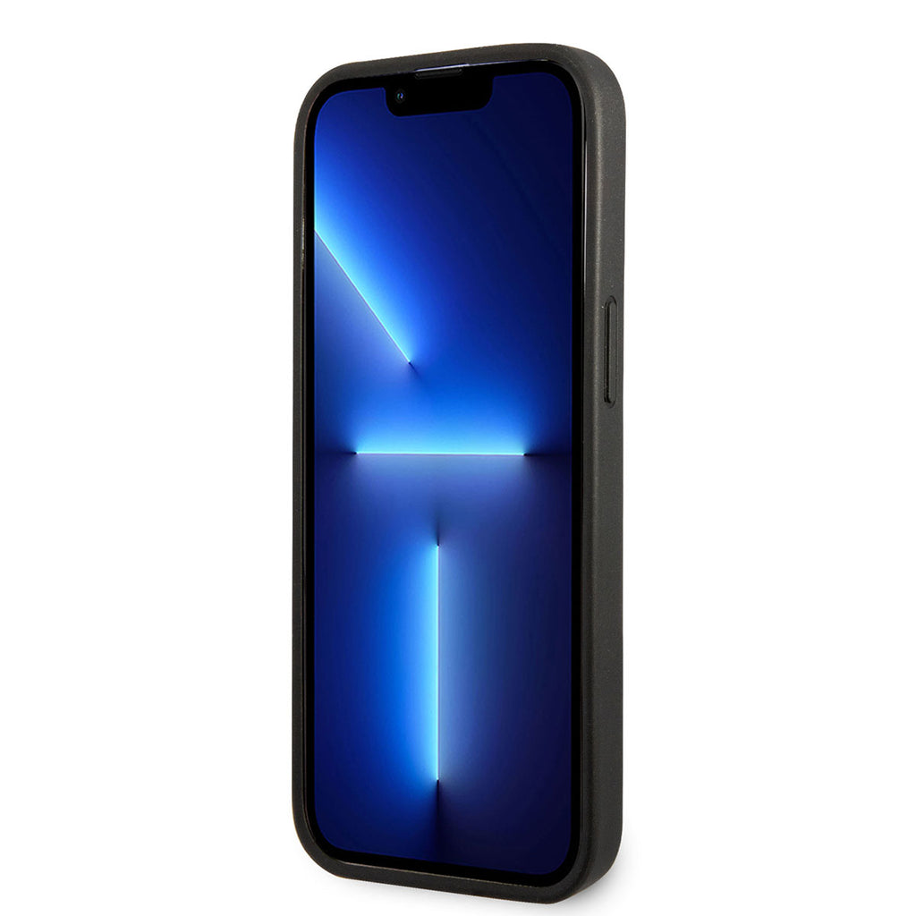 Apple iPhone 14 Pro Max Kılıf Ferrari Deri Sarı Noktalı Dizayn Kapak Sarı