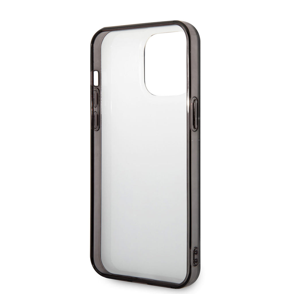 Apple iPhone 14 Pro Max Kılıf Ferrari Orjinal Lisanslı 296 Çizgili Dizayn Kapak Siyah