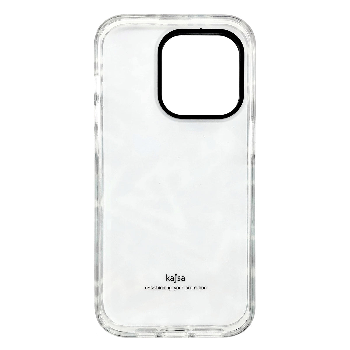 Apple iPhone 14 Pro Max Kılıf HD Desenli Kajsa Shield Plus Flower Graphic Serisi Kapak Siyah