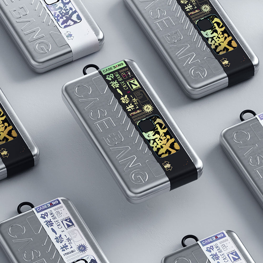 Apple iPhone 14 Pro Max Kılıf M-safe Şarj Özellikli Benks Casebang Calligraphy Joy Kapak Beyaz