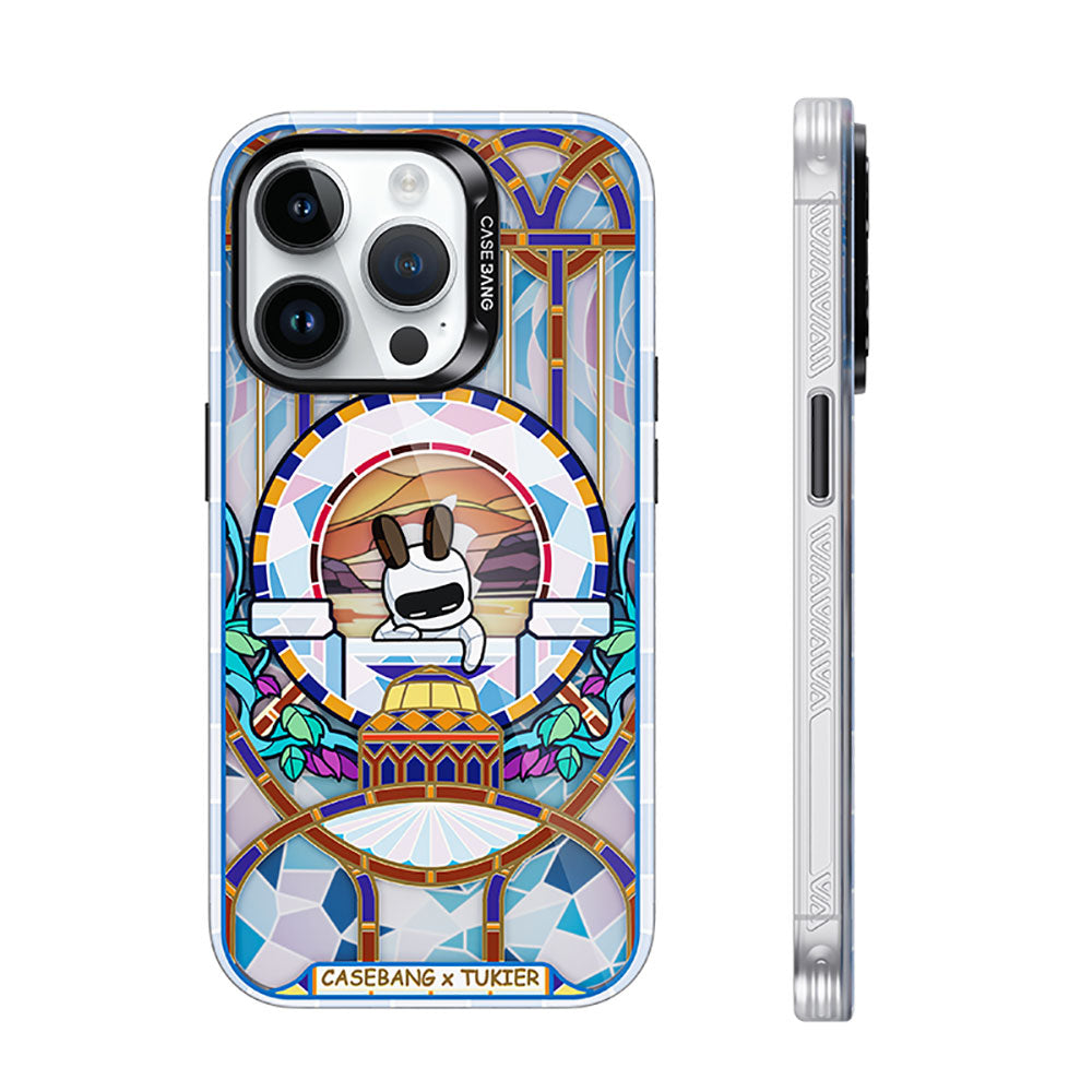 Apple iPhone 14 Pro Max Kılıf M-safe Şarj Özellikli Benks Casebang Memory & Meditation Kapak Siyah