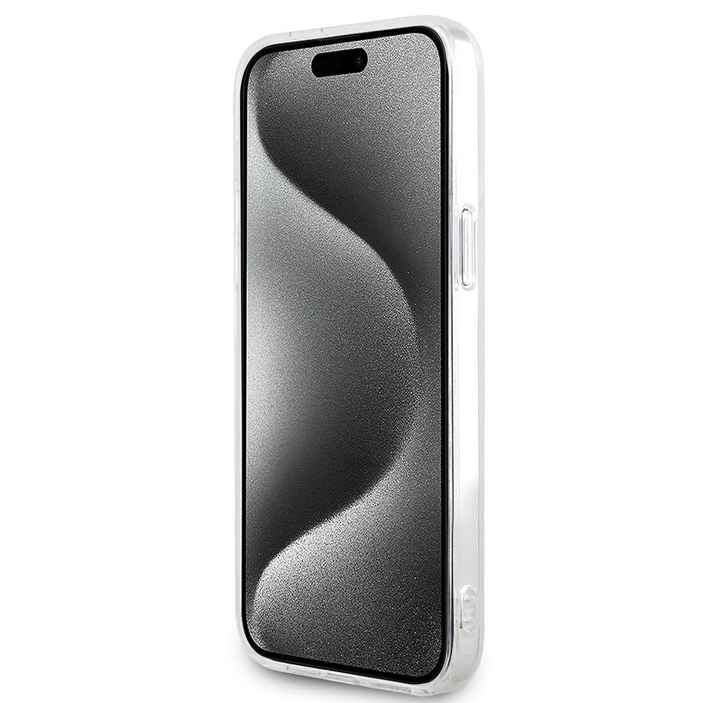 Apple iPhone 14 Pro Max Kılıf Mercedes Benz Orjinal Lisanslı New Urban 3 Sert PC Paralel Çizgi Desenli Kapak Beyaz