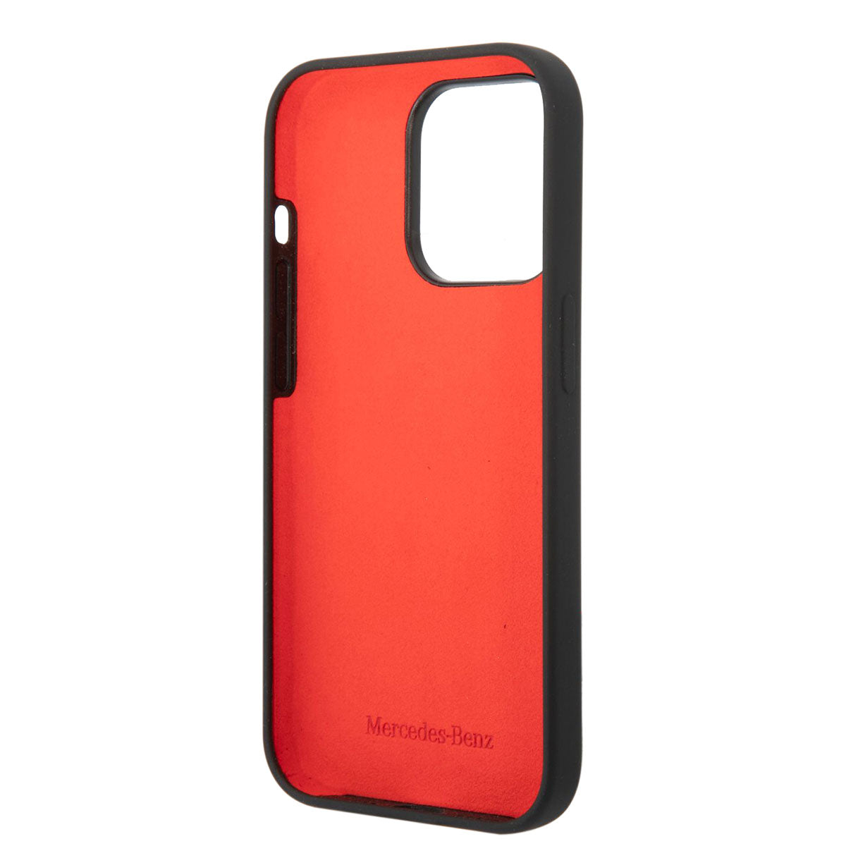 Apple iPhone 14 Pro Max Kılıf Mercedes Benz Yatay Gradient Yıldızlı Silikon Kapak Siyah