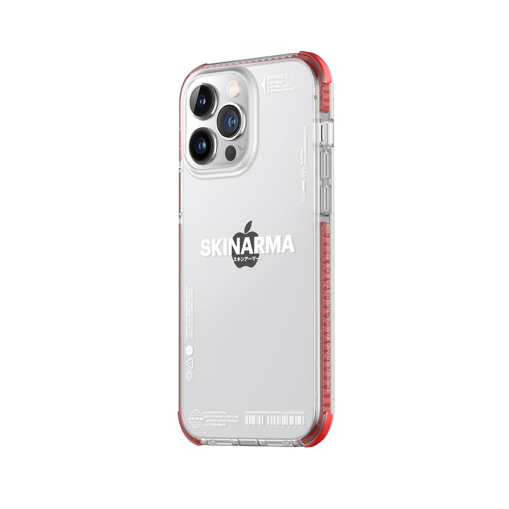 Apple iPhone 14 Pro Max Kılıf SkinArma Şeffaf Airbag Tasarımlı Iro Kapak Mor