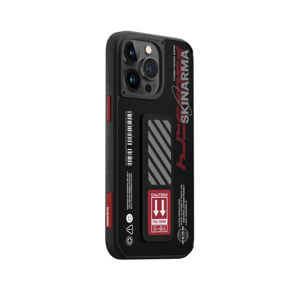 Apple iPhone 14 Pro Max Kılıf SkinArma Standlı Deri Görünümlü Shingoki Kapak Mor