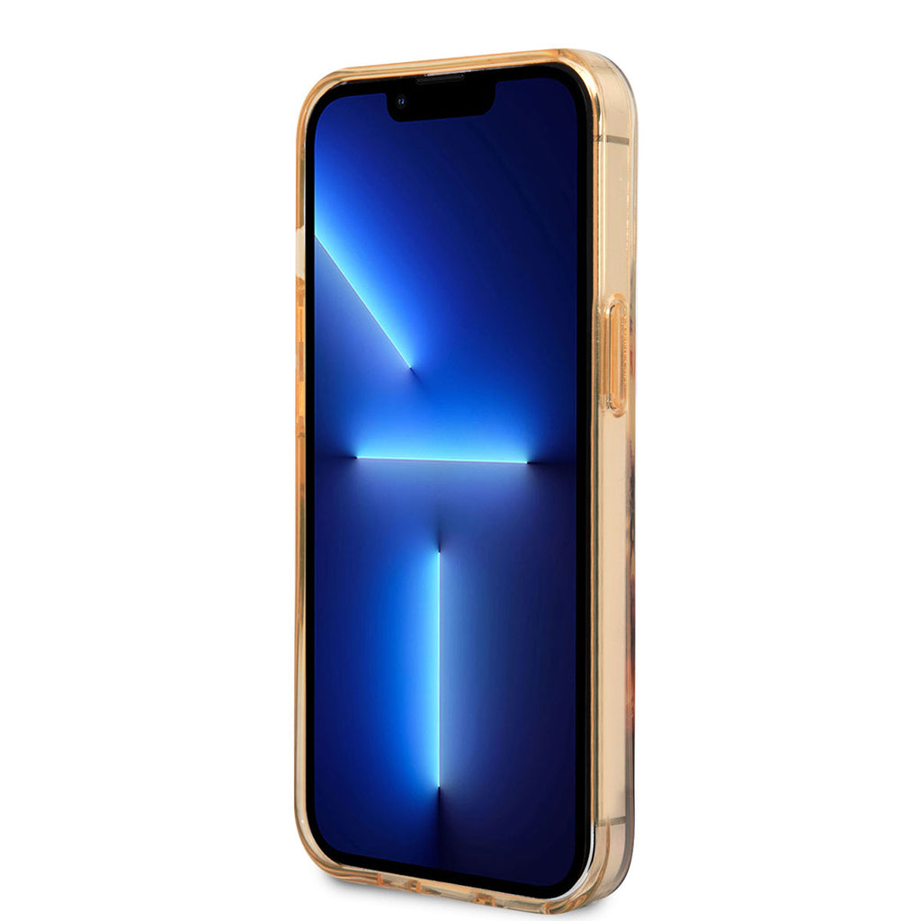 Apple iPhone 14 Pro Max Kılıf U.S. POLO ASSN. Renkli Ağaç Baskılı Dizayn Kapak Kırmızı