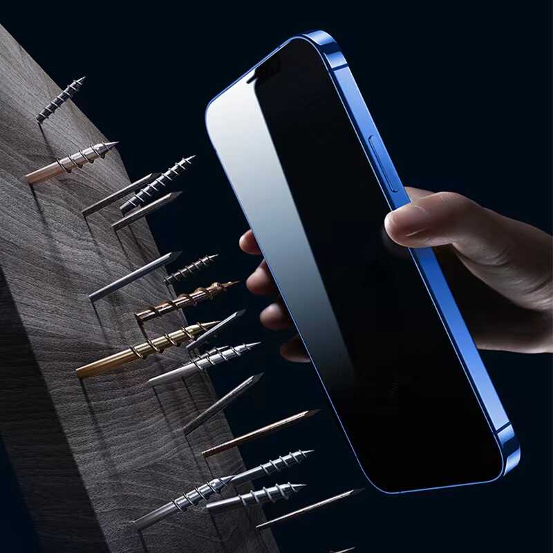 Apple iPhone 14 Pro Max Wiwu iPrivacy HD Anti-Peep Ekran Koruyucu Siyah