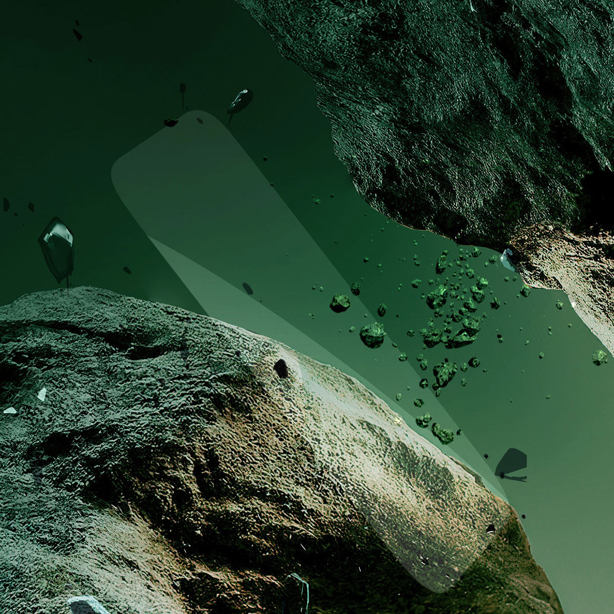 Apple iPhone 14 Pro Youngkit Antistatik Ve Antidust Kolay Uygulama Aparatlı Cam Ekran Koruyucu Renksiz