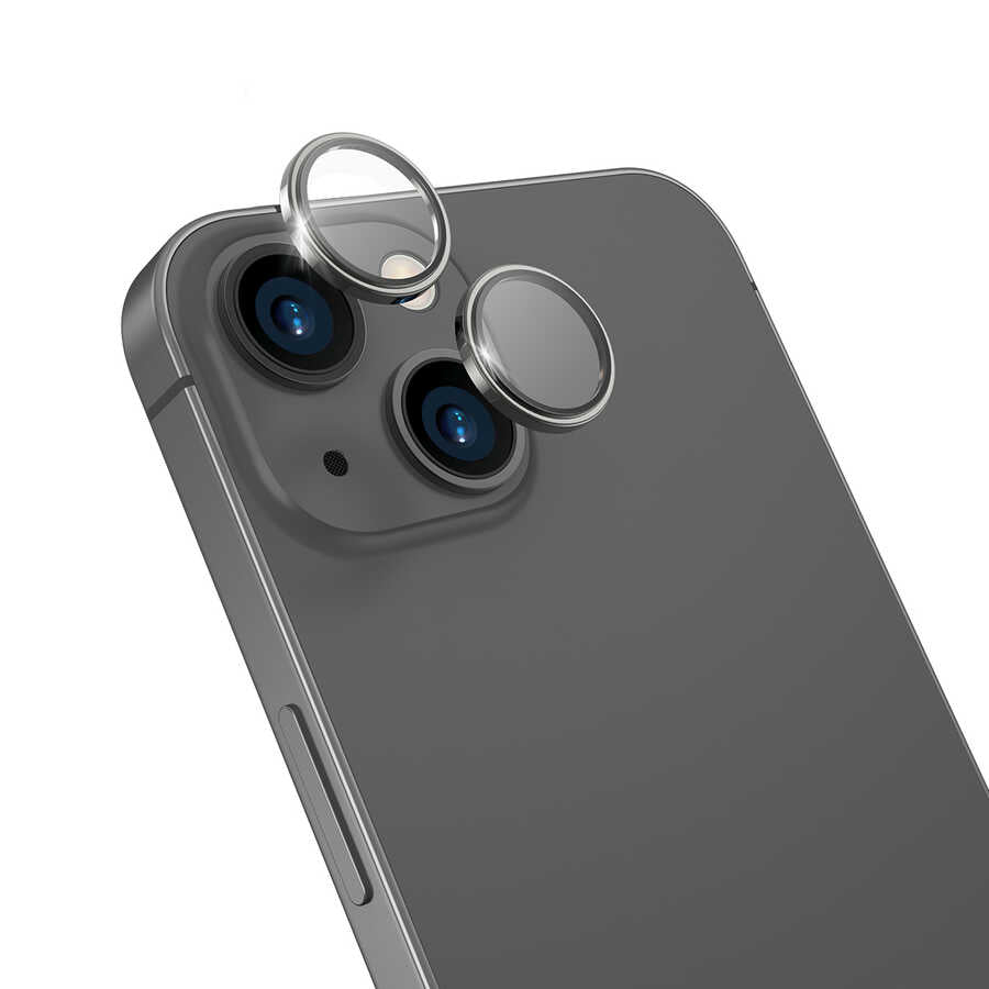 Apple iPhone 14 Wiwu Lens Guard Metal Kamera Lens Koruyucu Kırmızı
