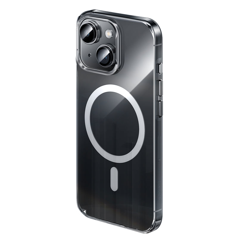 Apple iPhone 15 Kılıf M-safe Şarj Özellikli Benks Crystal Serisi Şeffaf Kapak Renksiz