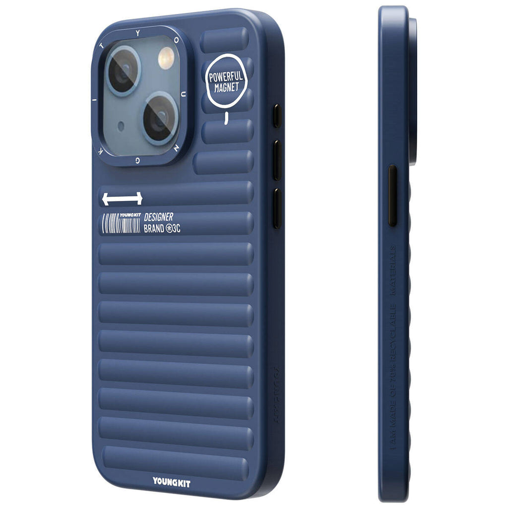 Apple iPhone 15 Kılıf Mat Renkli Tasarım YoungKit Original Serisi Kapak Pembe