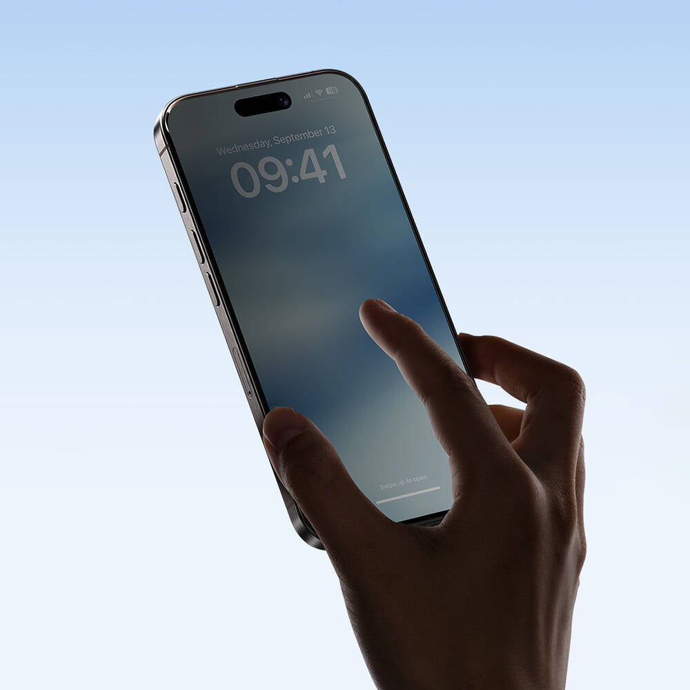 Apple iPhone 15 Plus Benks Ultra Shield 0.4mm Privacy Ekran Koruyucu + Kolay Uygulama Aparatlı Siyah