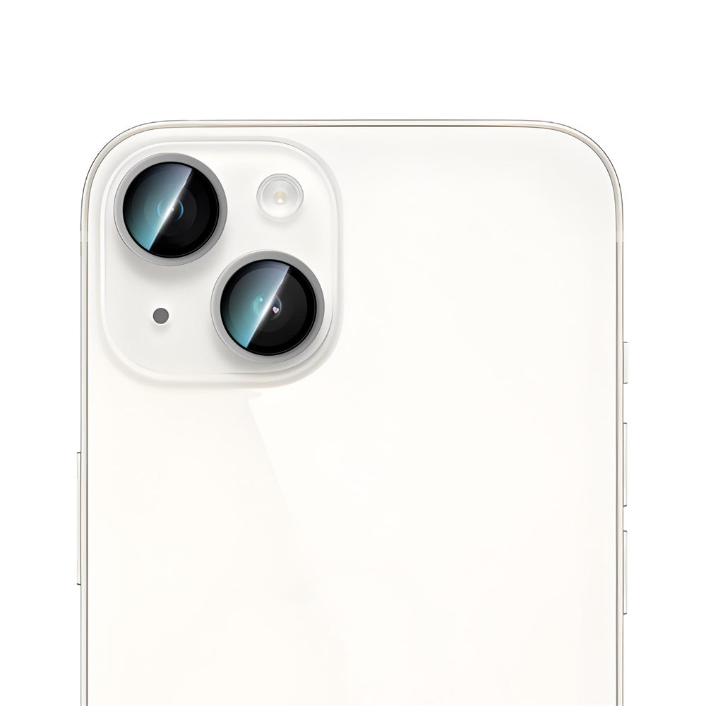 Apple iPhone 15 Plus CaseWorld Alloy Serisi Oleofobik Anti Reflective Kamera Lens Koruyucu Siyah