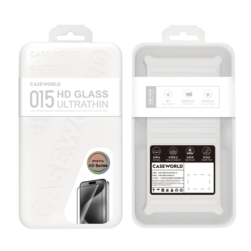 Apple iPhone 15 Plus CaseWorld Ultra-Thin Serisi 0.15mm HD Cam Ekran Koruyucu Şeffaf