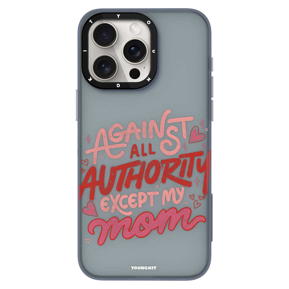 Apple iPhone 15 Plus Kılıf Bethany Green Tasarımlı Youngkit Sweet Language Kapak Gri