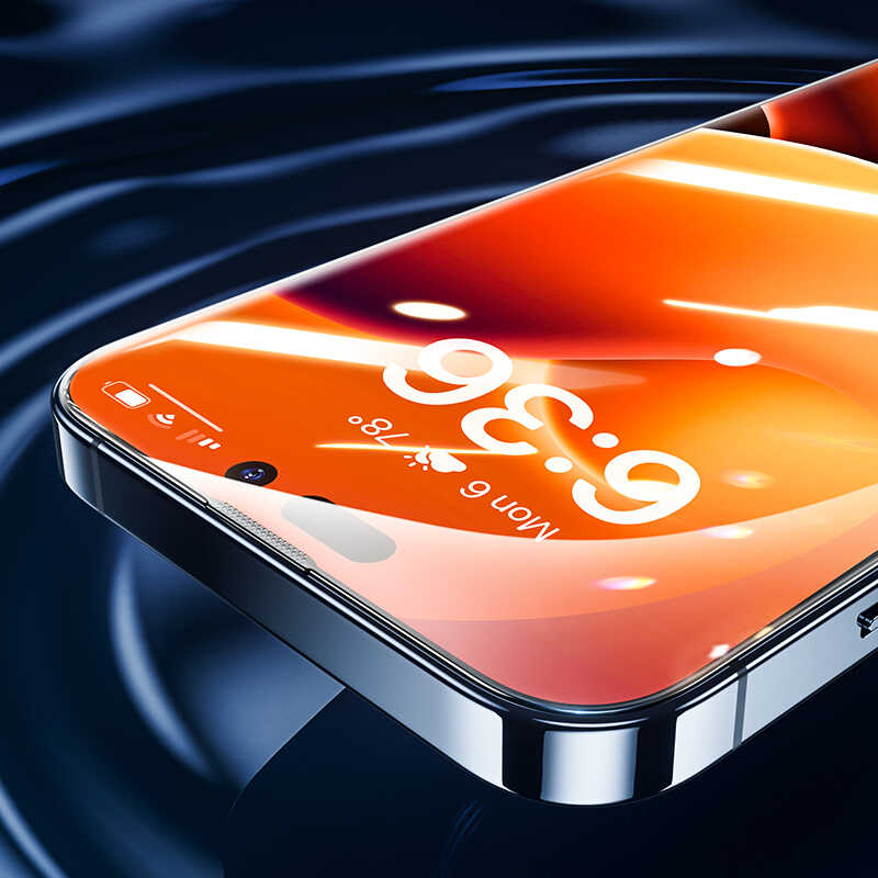 Apple iPhone 15 Pro Benks Air Shield Ekran Koruyucu 10 Adet Siyah