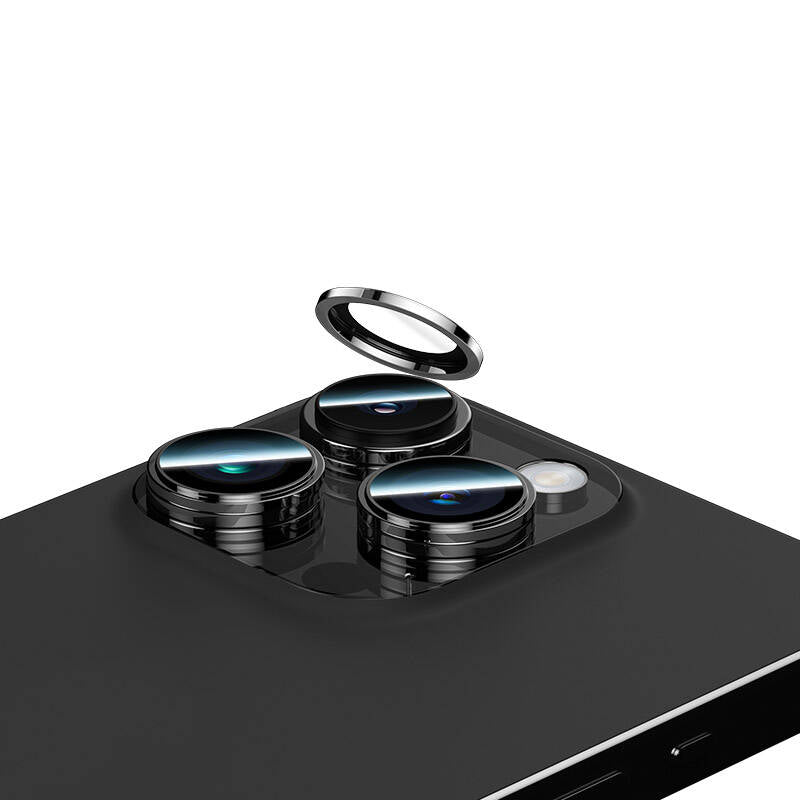 Apple iPhone 15 Pro Benks King Kong Corning Kamera Lens Koruyucu Titanyum