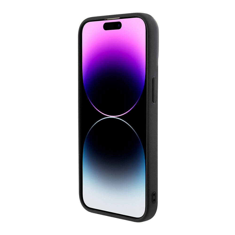 Apple iPhone 15 Pro Kılıf Guess Orjinal Lisanslı Yazı Logolu Disco Script Metal Kapak Gold