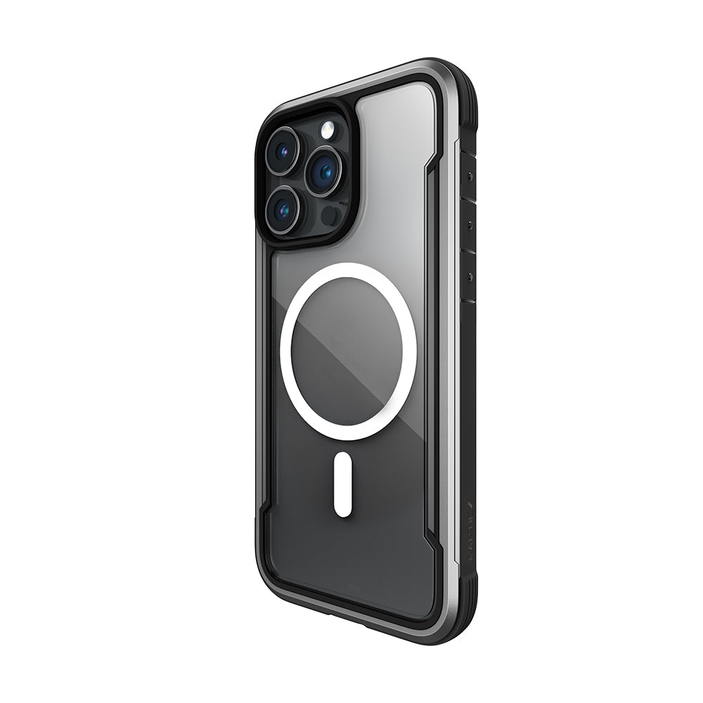 Apple iPhone 15 Pro Kılıf M-safe Şarj Özellikli Airbagli Raptic Shield Serisi Şeffaf Arka Yüzey Kapak Colorful