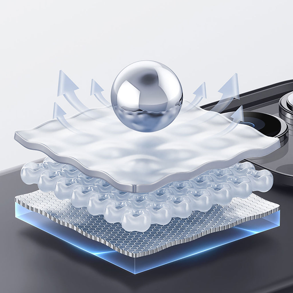 Apple iPhone 15 Pro Kılıf M-safe Şarj Özellikli Benks Lucid Armor Kapak Gri