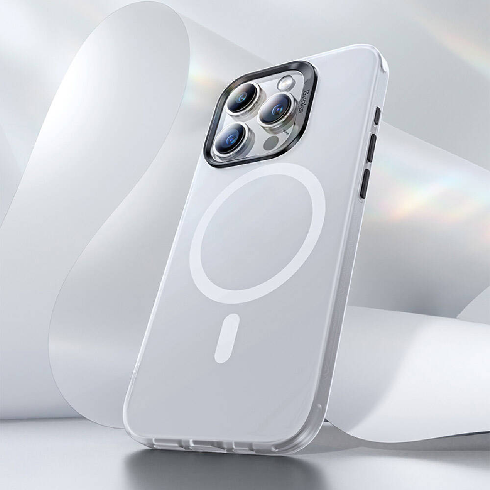 Apple iPhone 15 Pro Kılıf M-safe Şarj Özellikli Benks Lucid Armor Kapak Siyah