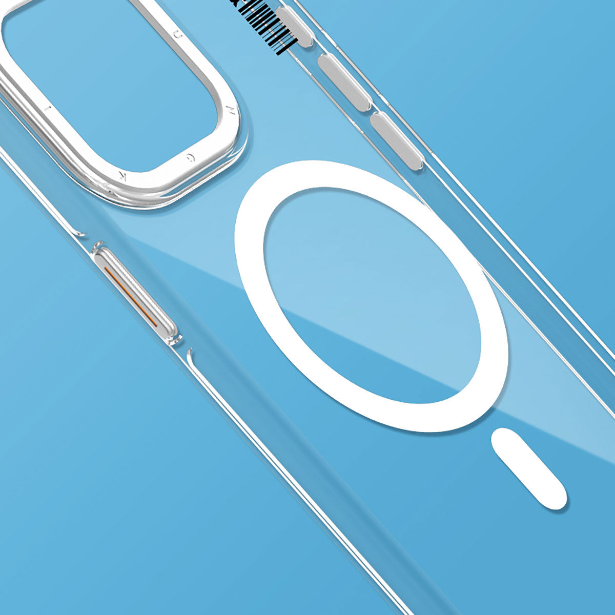 Apple iPhone 15 Pro Kılıf M-safe Şarj Özellikli Şeffaf Youngkit Crystal Shield Serisi Kapak Siyah