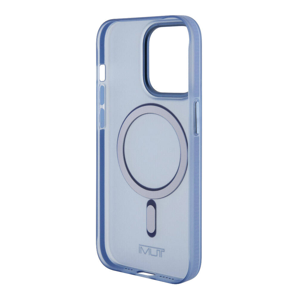 Apple iPhone 15 Pro Kılıf TUMI Orjinal Lisanslı M-safe Şarj Özellikli Buzlu Mat Kapak Siyah