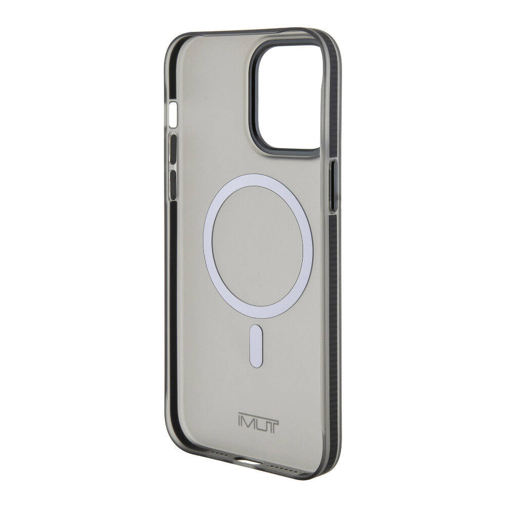 Apple iPhone 15 Pro Kılıf TUMI Orjinal Lisanslı M-safe Şarj Özellikli Buzlu Mat Kapak Siyah