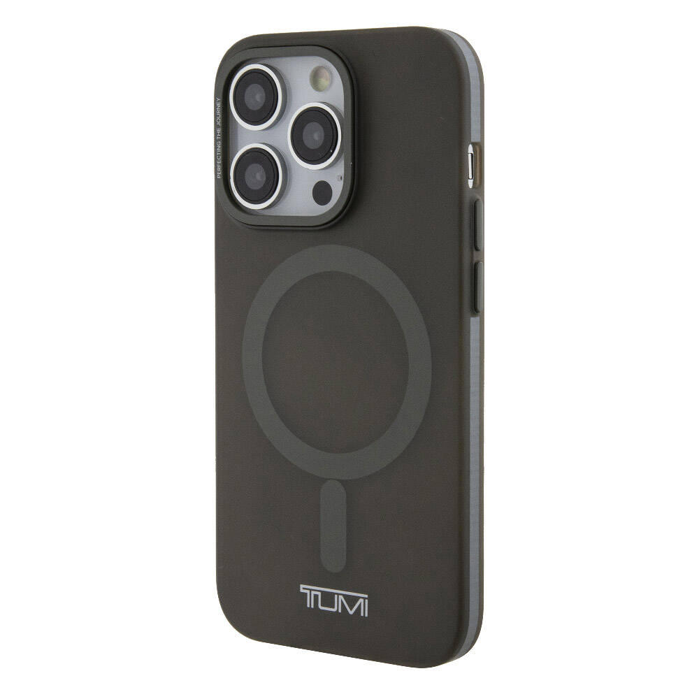 Apple iPhone 15 Pro Kılıf TUMI Orjinal Lisanslı M-safe Şarj Özellikli Buzlu Mat Kapak Olive