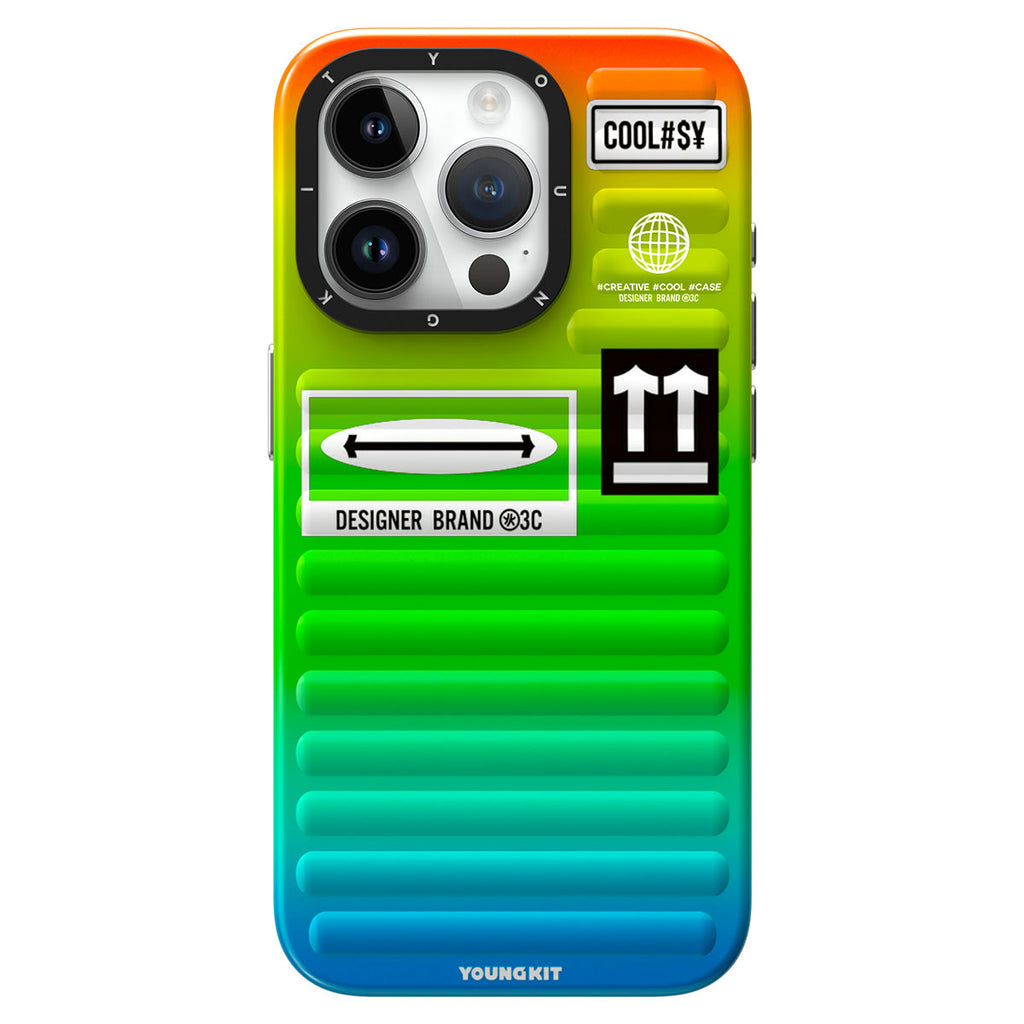 Apple iPhone 15 Pro Kılıf YoungKit The Secret Color Serisi Kapak Mavi