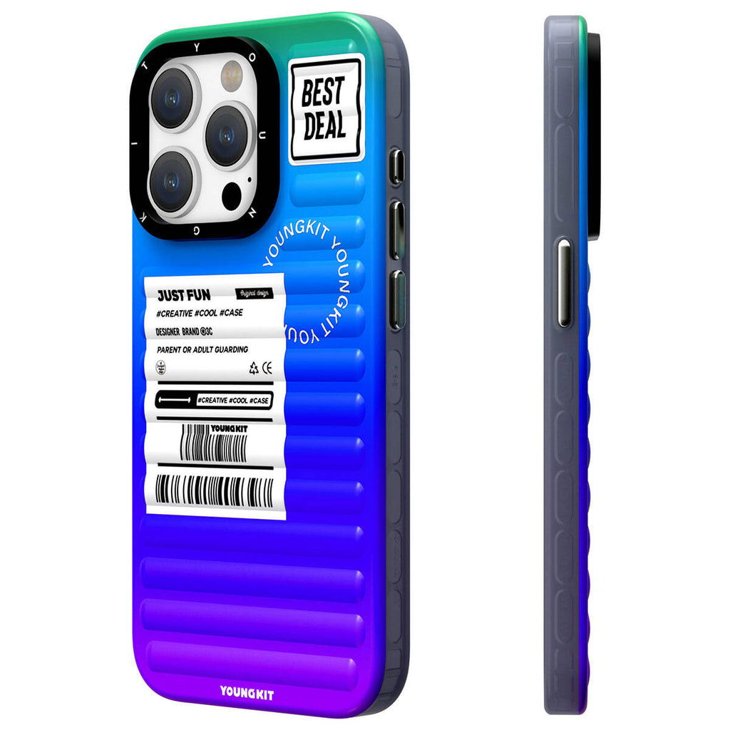 Apple iPhone 15 Pro Kılıf YoungKit The Secret Color Serisi Kapak Mor