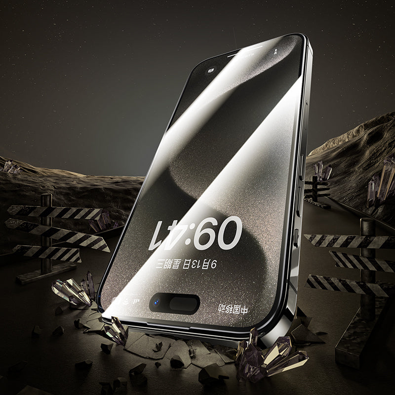 Apple iPhone 15 Pro Max Benks Arc Shield 3D Eğimli HD Parmak İzi Dirençli Ekran Koruyucu Siyah