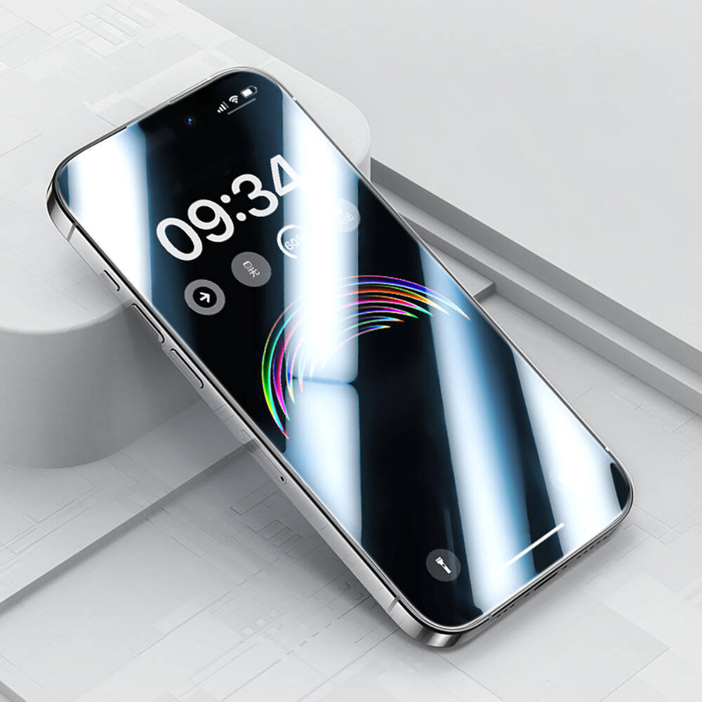 Apple iPhone 15 Pro Max Benks Anti-Dust Toz Önleyici Özellikli Gaming Ekran Koruyucu Siyah