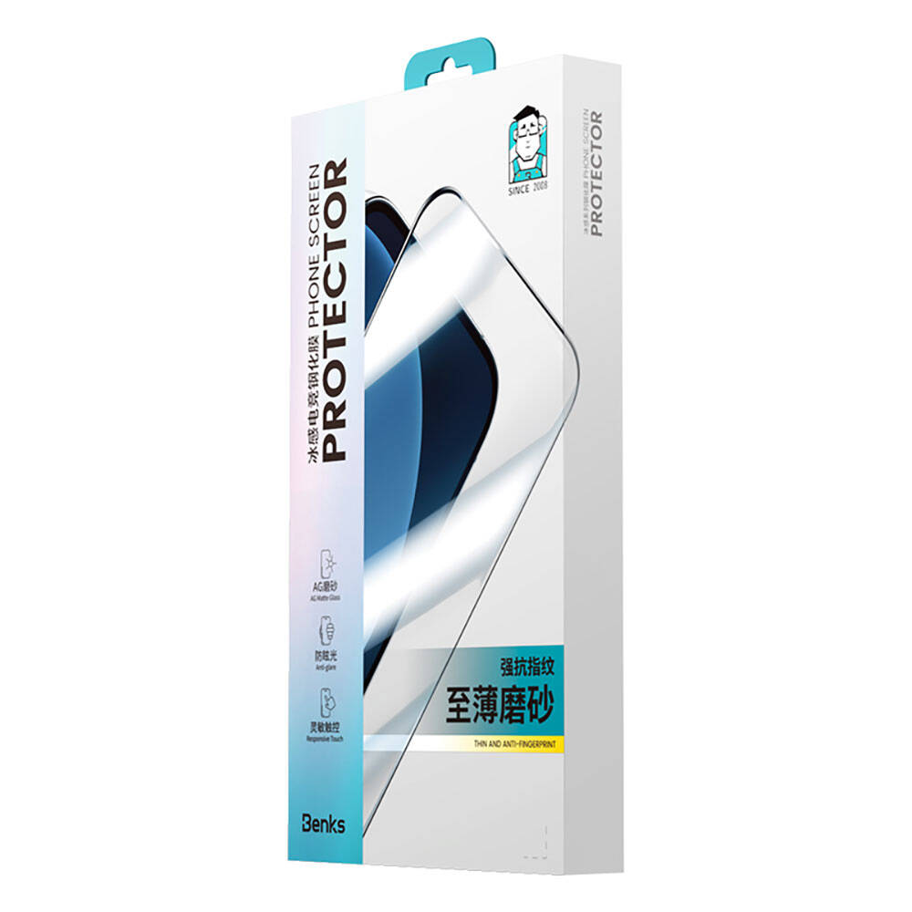 Apple iPhone 15 Pro Max Benks Anti-Dust Toz Önleyici Özellikli Gaming Ekran Koruyucu Siyah